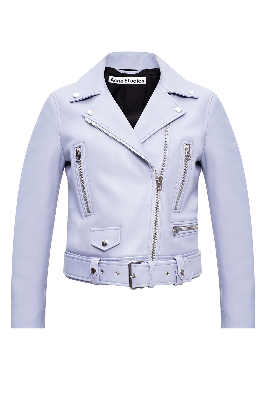 Acne studios leather hot sale jacket womens